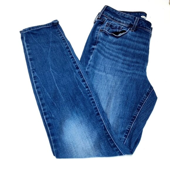 Old Navy Pop Icon Skinny Mid-Rise Stretch Denim Jean Nicky 2 Mr Skinny DK Size 6 - Picture 7 of 10